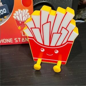 Fun French Fry Phone Stand - Red and Yellow